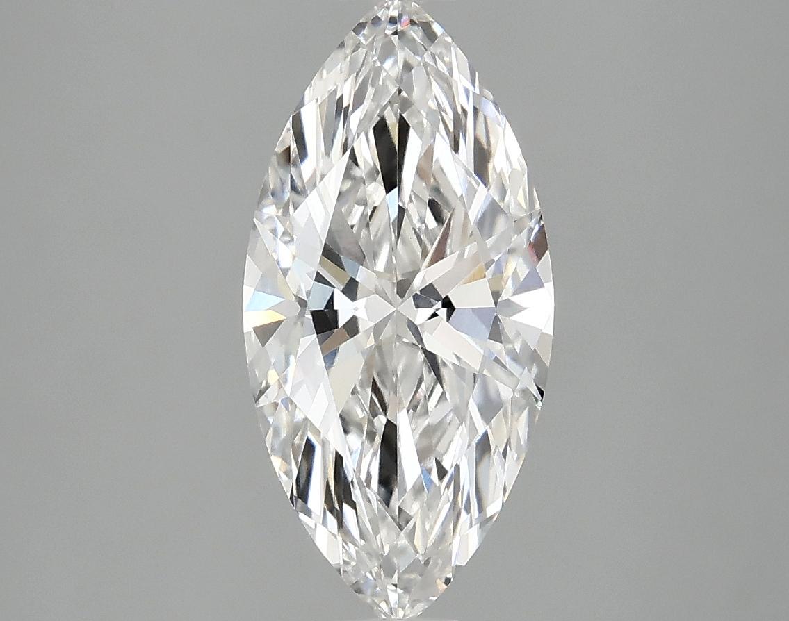 2.03 Carat Marquise Shaped Excellent Cut VVS2 IGI Certified Lab Grown Diamond