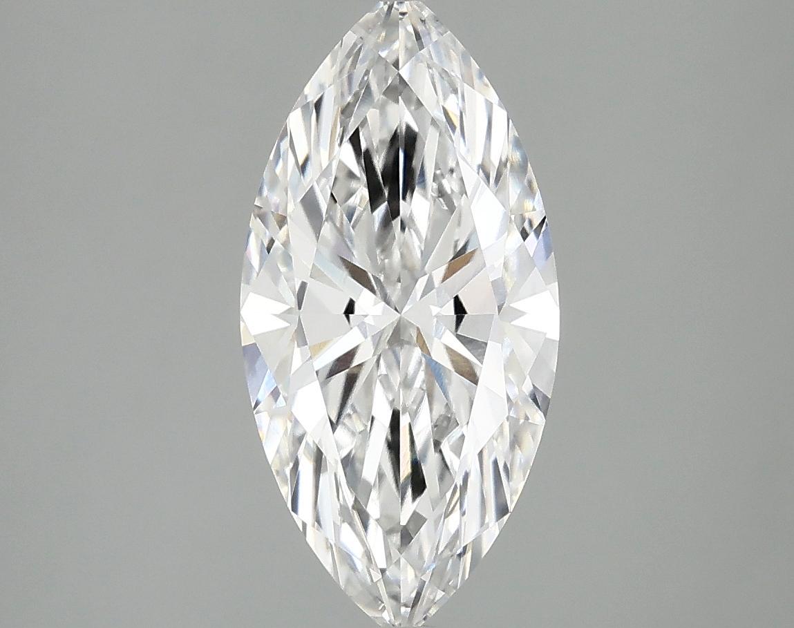2.07 Carat Marquise Shaped Excellent Cut VVS2 IGI Certified Lab Grown Diamond