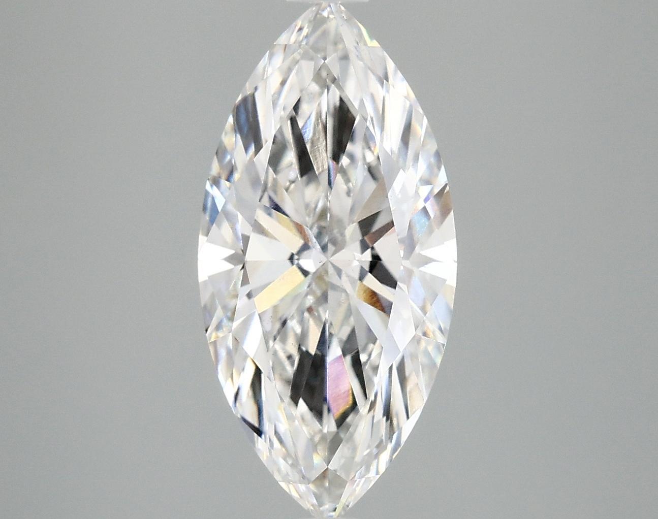 3.08 Carat Marquise Shaped Excellent Cut VS2 IGI Certified Lab Grown Diamond