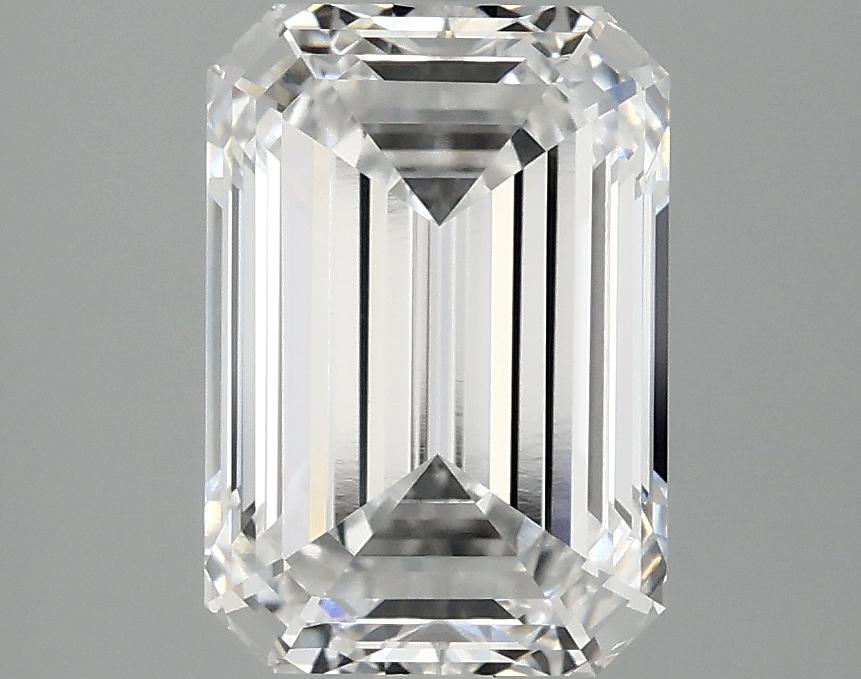3.09 Carat Emerald Shaped Ideal Cut VVS2 IGI Certified Lab Grown Diamond