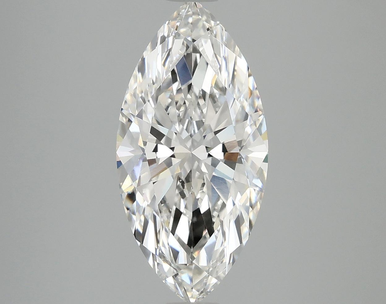 2.91 Carat Marquise Shaped Ideal Cut VVS2 IGI Certified Lab Grown Diamond