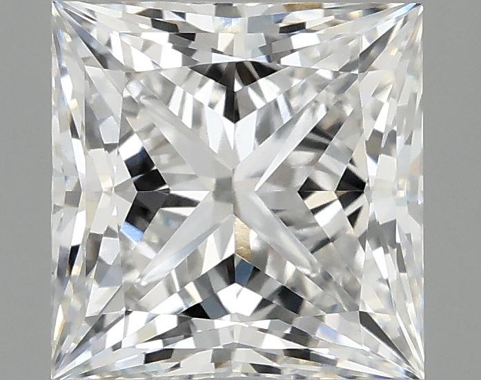 2.05 Carat Princess Shaped Ideal Cut VVS2 IGI Certified Lab Grown Diamond