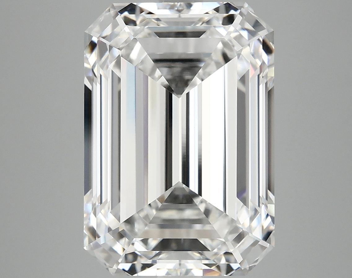 7.3 Carat Emerald Shaped Ideal Cut VVS2 IGI Certified Lab Grown Diamond