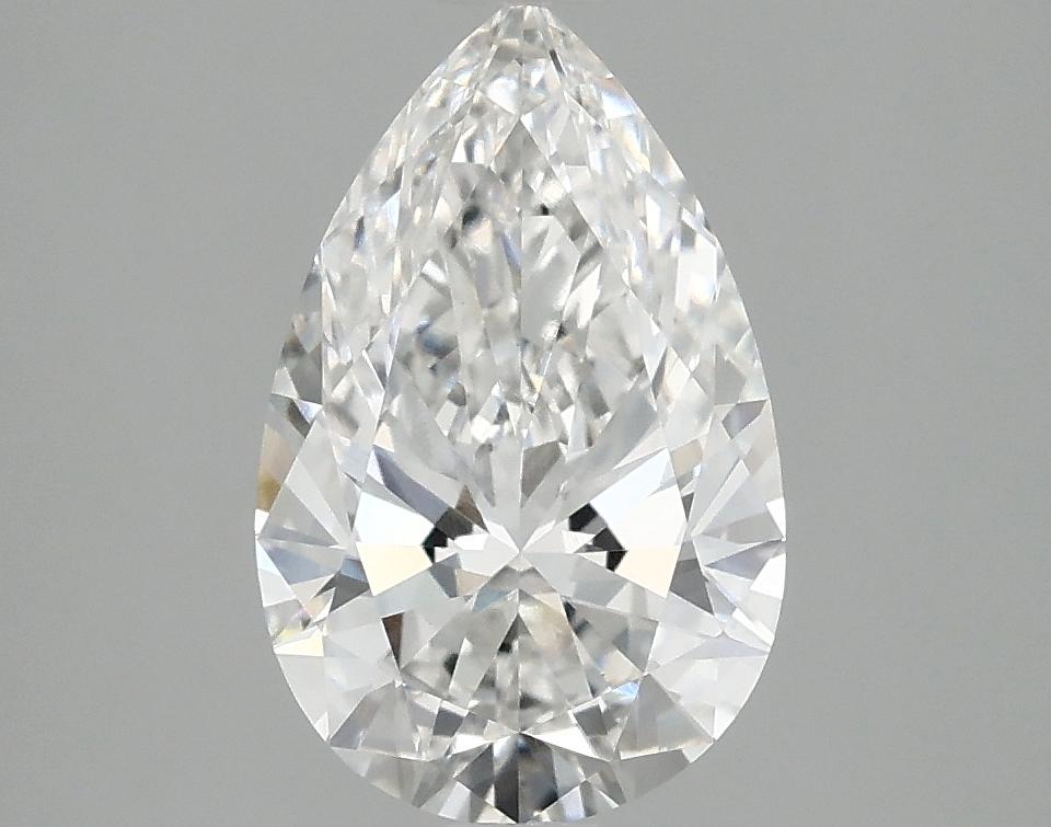 2.06 Carat Pear Shaped Ideal Cut VVS2 IGI Certified Lab Grown Diamond