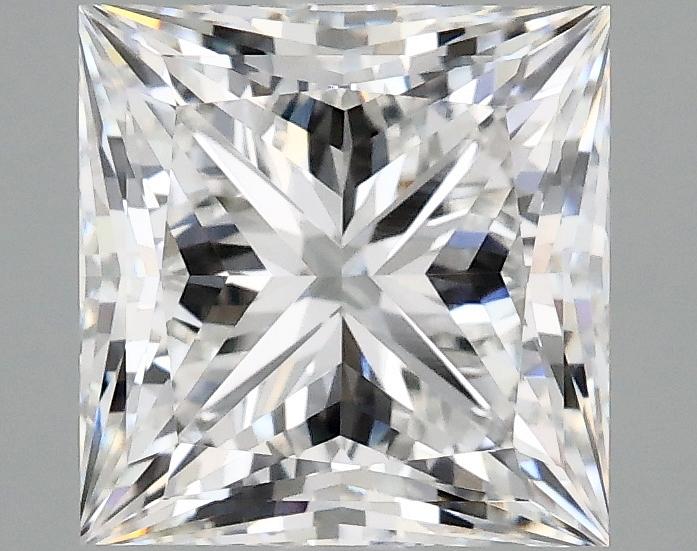 2.68 Carat Princess Shaped Ideal Cut VVS2 IGI Certified Lab Grown Diamond