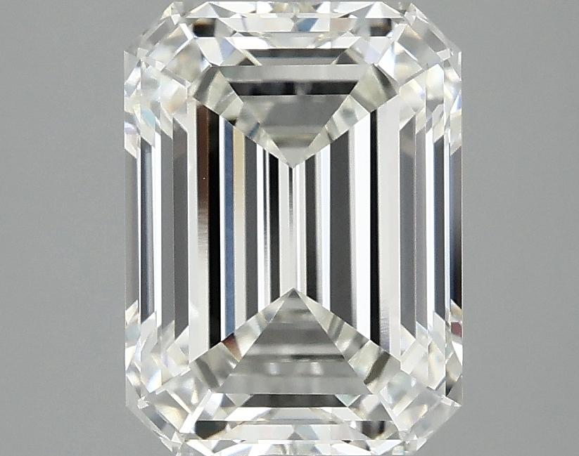 3.07 Carat Emerald Shaped Excellent Cut VVS2 IGI Certified Lab Grown Diamond