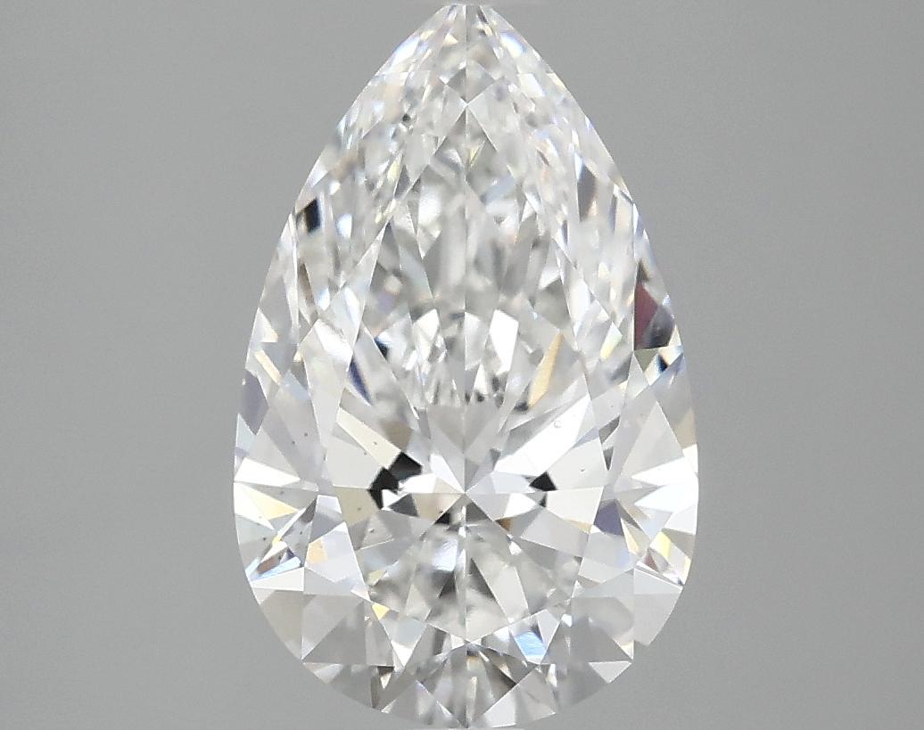 2.52 Carat Pear Shaped Ideal Cut VS2 IGI Certified Lab Grown Diamond