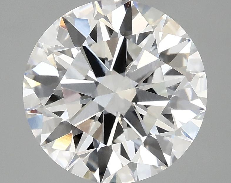 3.09 Carat Round Shaped Ideal Cut VVS2 IGI Certified Lab Grown Diamond