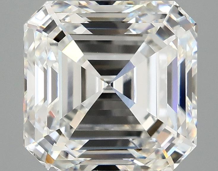 3.92 Carat Asscher Shaped Ideal Cut VVS2 IGI Certified Lab Grown Diamond