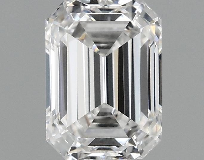 0.97 Carat Emerald Shaped Excellent Cut VVS2 IGI Certified Lab Grown Diamond