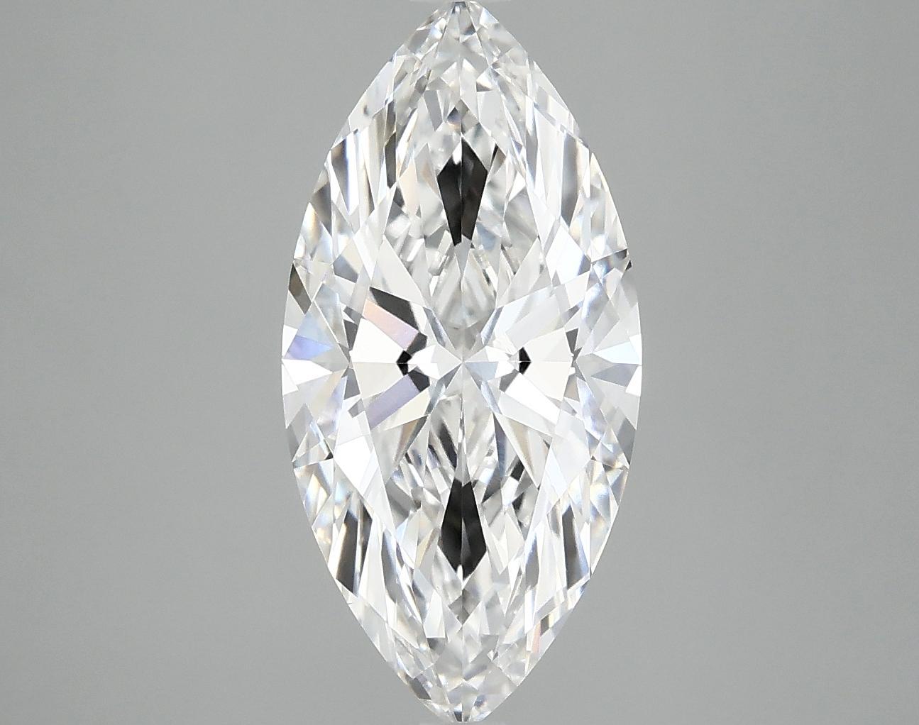 2.99 Carat Marquise Shaped Excellent Cut VVS2 IGI Certified Lab Grown Diamond