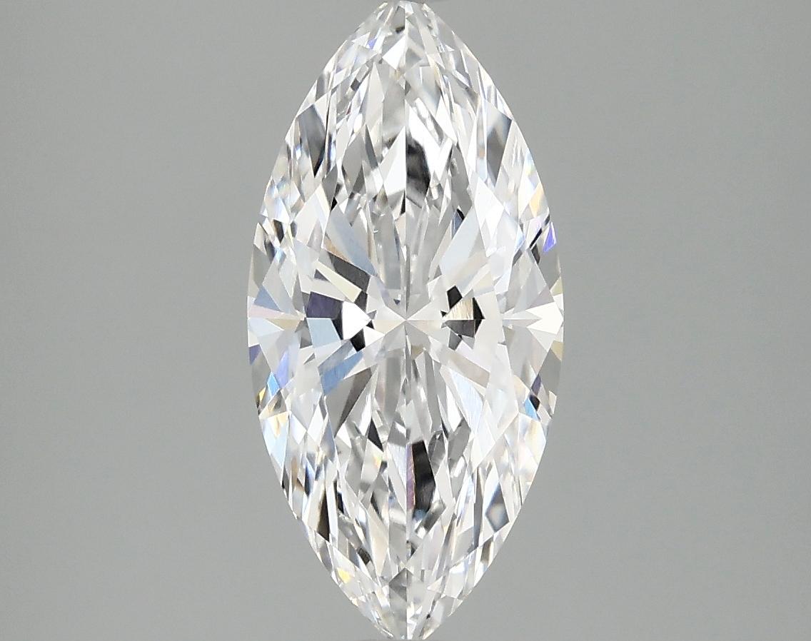 2.02 Carat Marquise Shaped Excellent Cut VVS2 IGI Certified Lab Grown Diamond