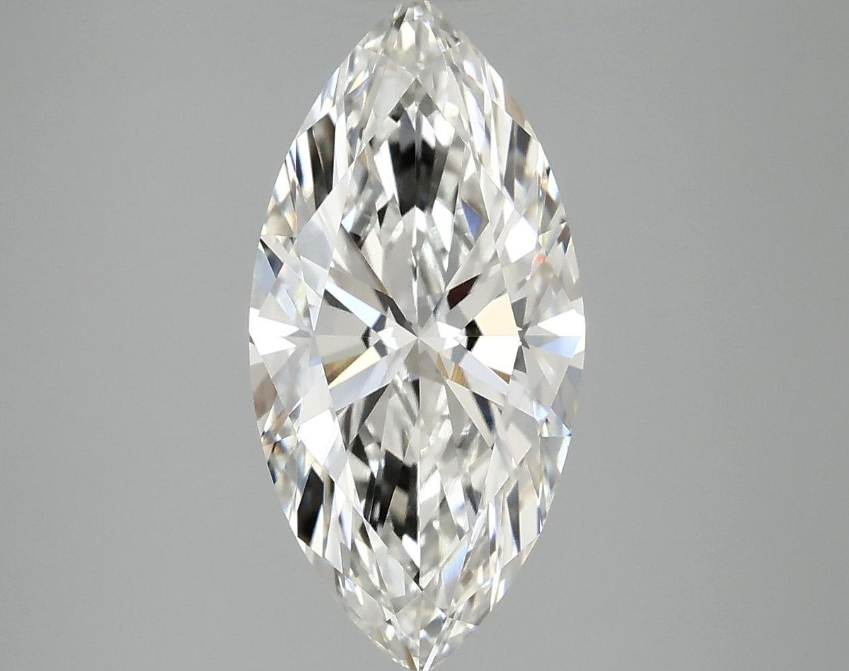 3.03 Carat Marquise Shaped Ideal Cut VVS2 IGI Certified Lab Grown Diamond
