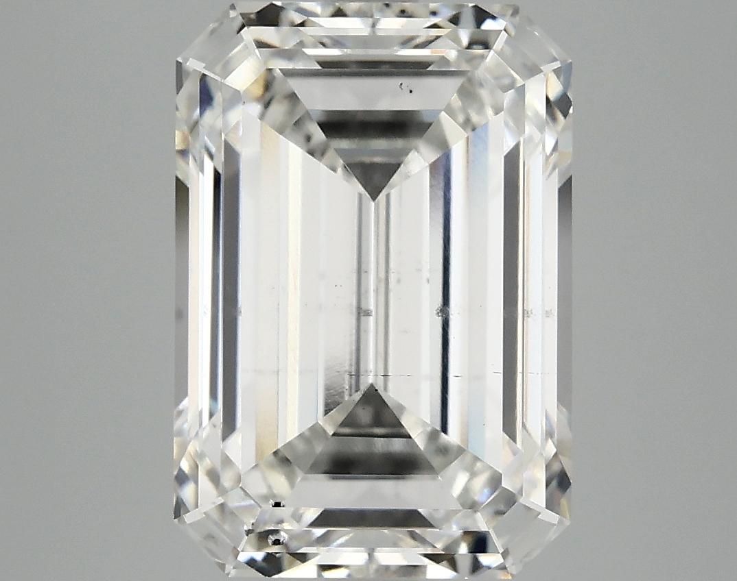 6.07 Carat Emerald Shaped Ideal Cut SI1 IGI Certified Lab Grown Diamond