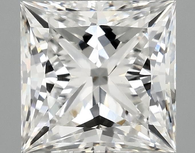 3.09 Carat Princess Shaped Ideal Cut VVS2 IGI Certified Lab Grown Diamond