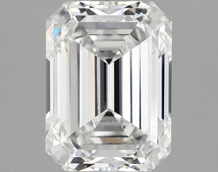 2.05 Carat Emerald Shaped Excellent Cut VVS2 IGI Certified Lab Grown Diamond