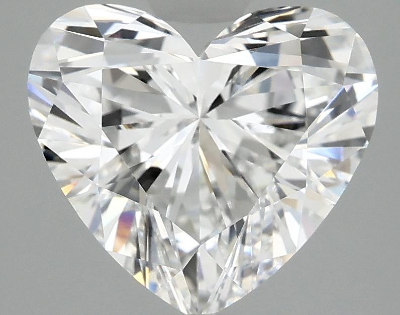 2.98 Carat Heart Shaped Ideal Cut VVS2 IGI Certified Lab Grown Diamond