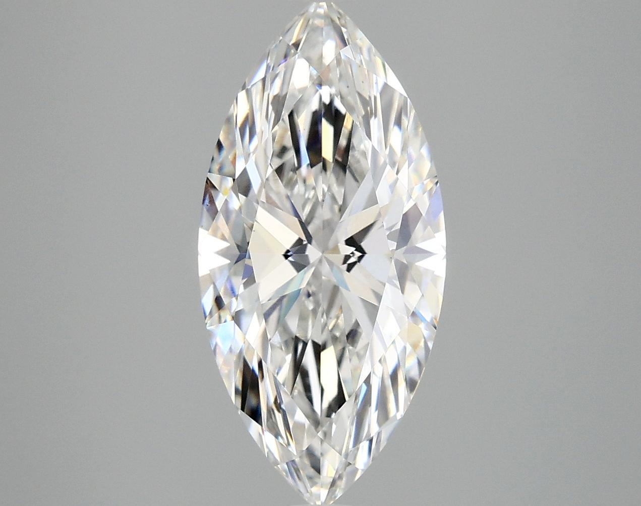 3.04 Carat Marquise Shaped Excellent Cut VS1 IGI Certified Lab Grown Diamond