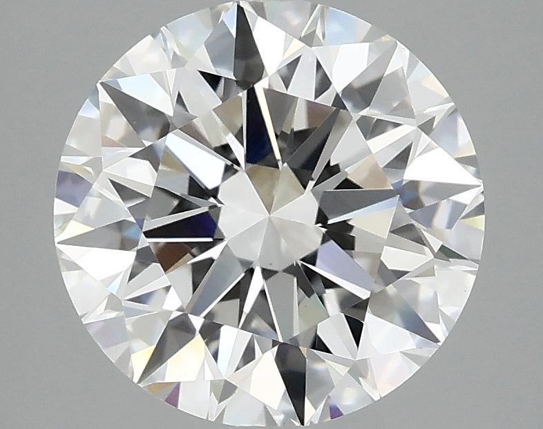 3.06 Carat Round Shaped Ideal Cut VVS2 IGI Certified Lab Grown Diamond