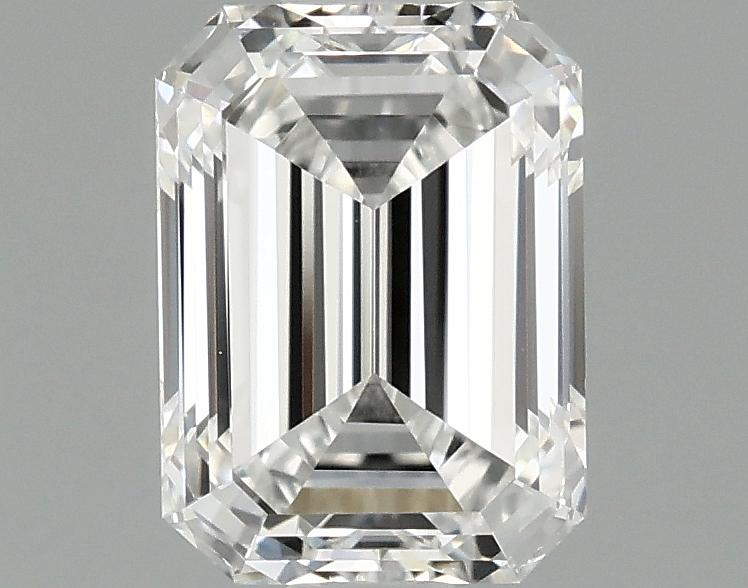 0.97 Carat Emerald Shaped Excellent Cut VVS2 IGI Certified Lab Grown Diamond