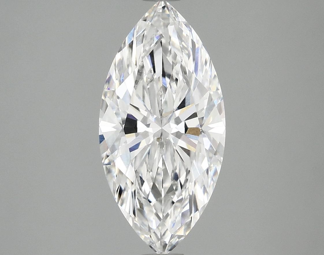 2.05 Carat Marquise Shaped Ideal Cut VVS2 IGI Certified Lab Grown Diamond