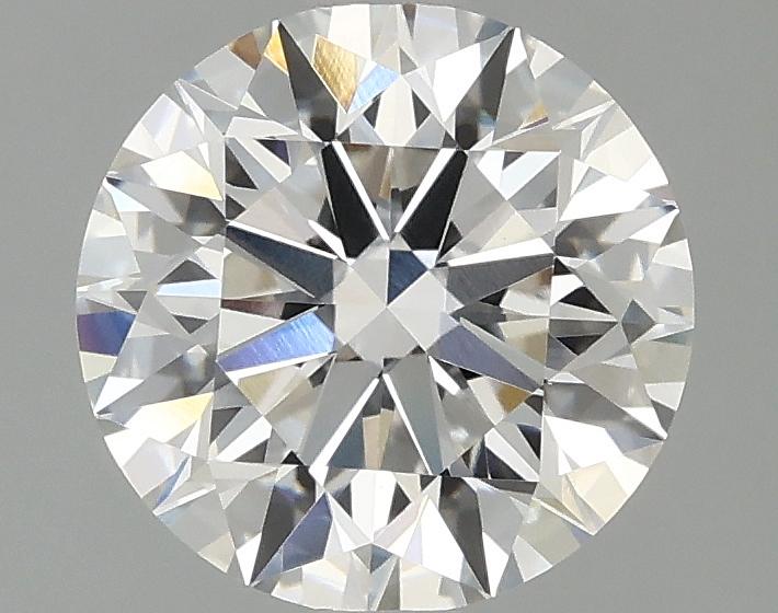 2.07 Carat Round Shaped Ideal Cut VVS2 IGI Certified Lab Grown Diamond