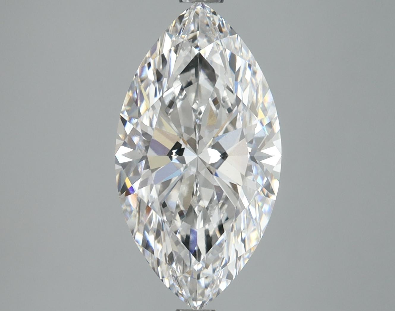 3.04 Carat Marquise Shaped Excellent Cut VS2 IGI Certified Lab Grown Diamond