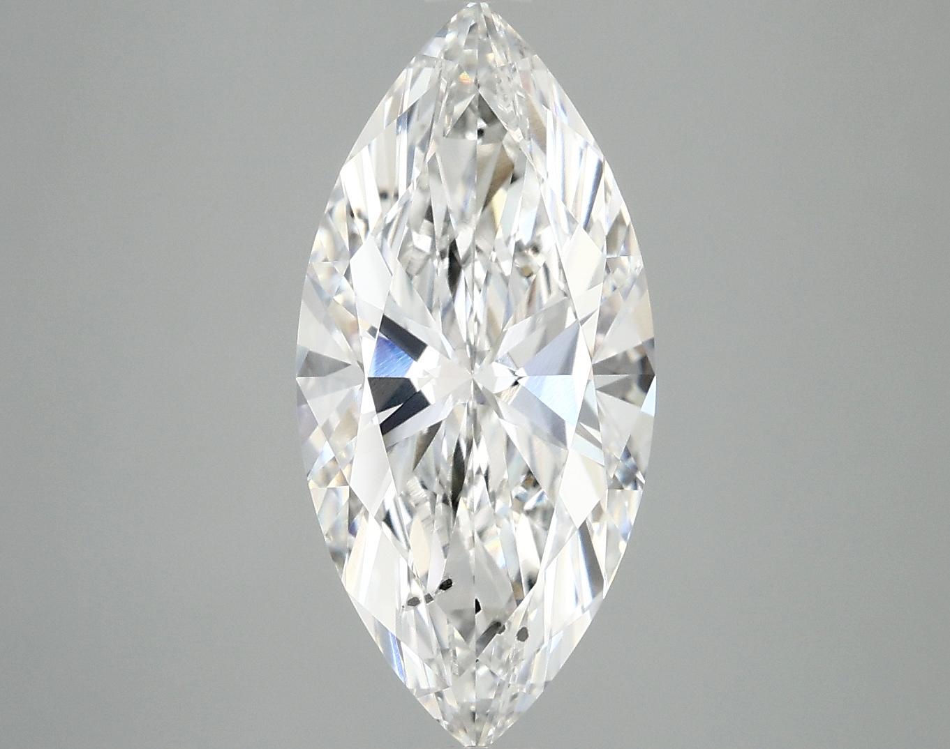 3.02 Carat Marquise Shaped Excellent Cut SI1 IGI Certified Lab Grown Diamond
