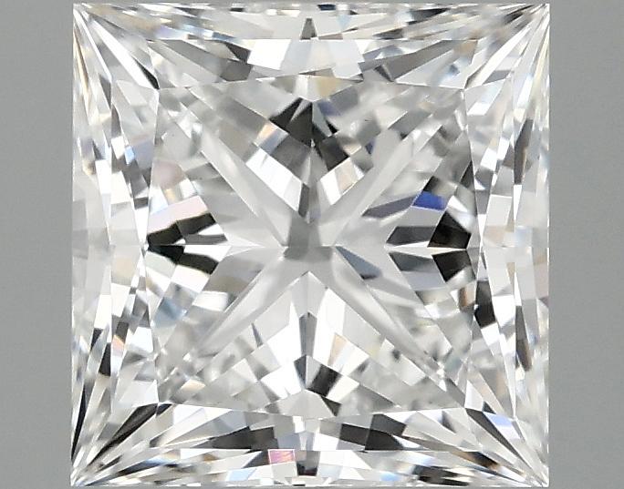 2.06 Carat Princess Shaped Ideal Cut VVS2 IGI Certified Lab Grown Diamond