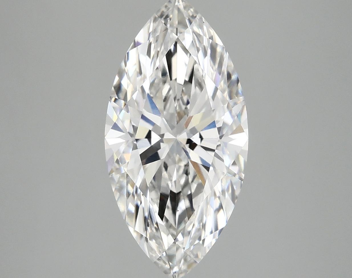 3.09 Carat Marquise Shaped Ideal Cut VS1 IGI Certified Lab Grown Diamond