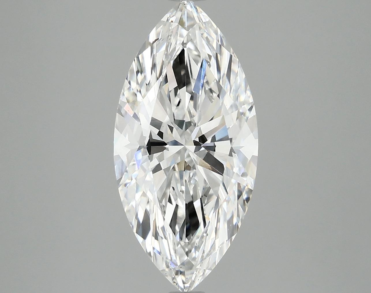 3.05 Carat Marquise Shaped Excellent Cut VS1 IGI Certified Lab Grown Diamond