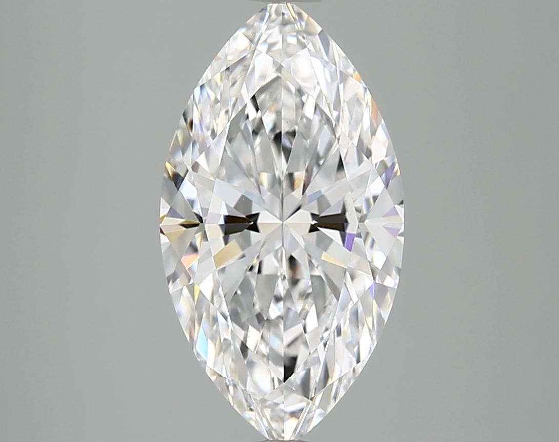3.09 Carat Marquise Shaped Excellent Cut VVS2 IGI Certified Lab Grown Diamond