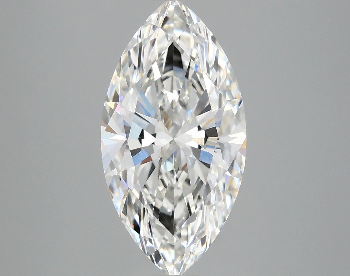 3.07 Carat Marquise Shaped Ideal Cut VVS2 IGI Certified Lab Grown Diamond