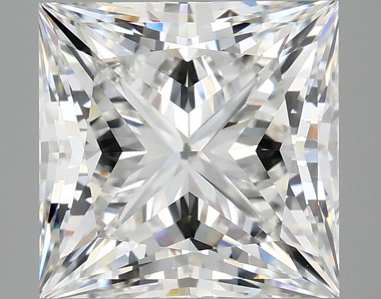 4.16 Carat Princess Shaped Ideal Cut VVS2 IGI Certified Lab Grown Diamond