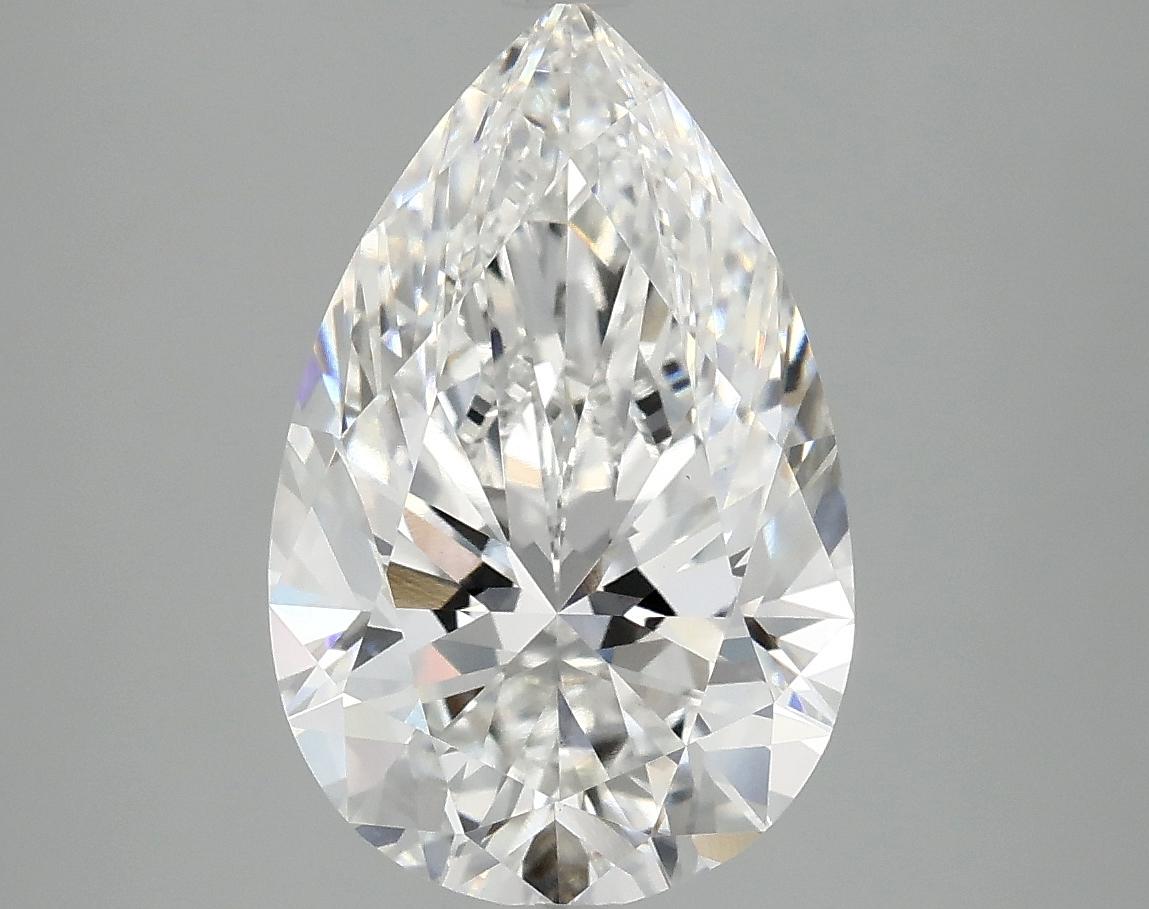 4.04 Carat Pear Shaped Ideal Cut VS1 IGI Certified Lab Grown Diamond