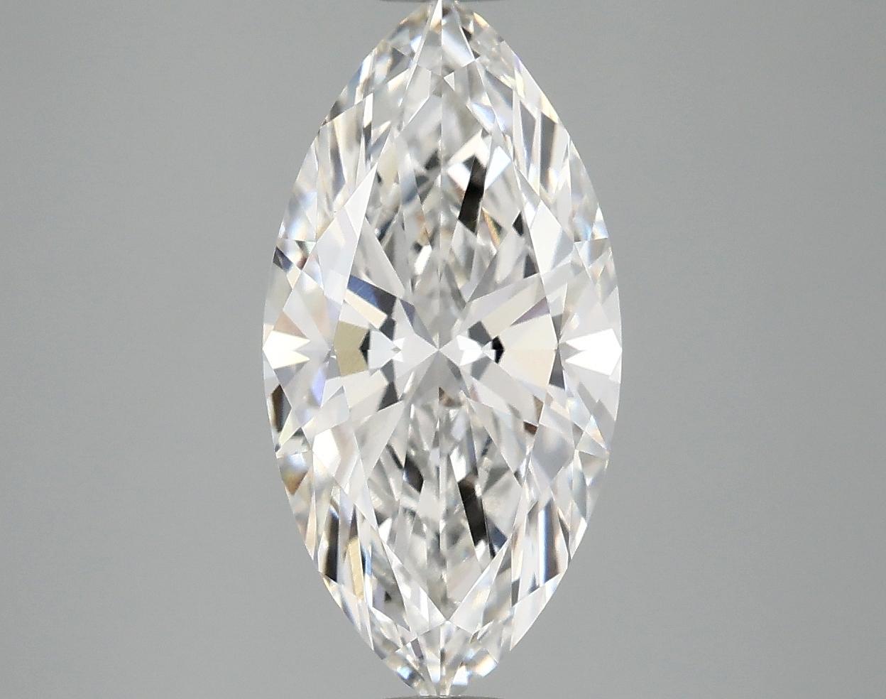 3.01 Carat Marquise Shaped Ideal Cut VVS2 IGI Certified Lab Grown Diamond
