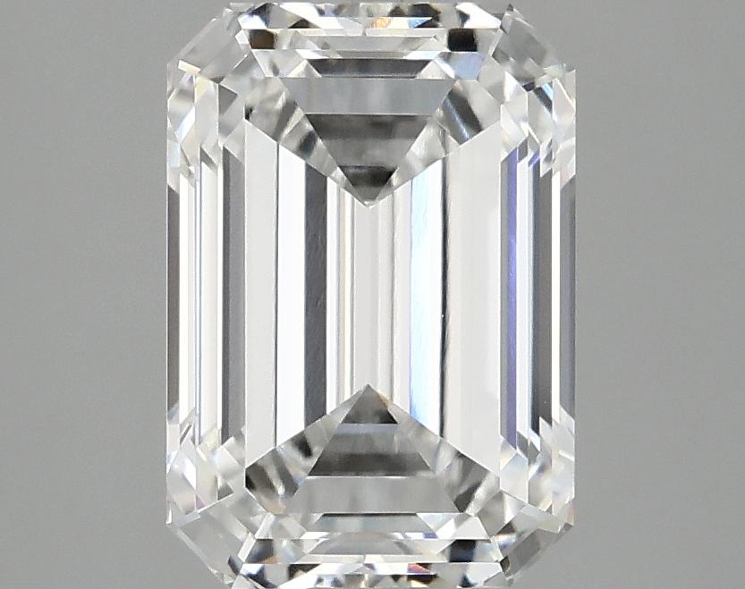 3.06 Carat Emerald Shaped Ideal Cut VVS2 IGI Certified Lab Grown Diamond
