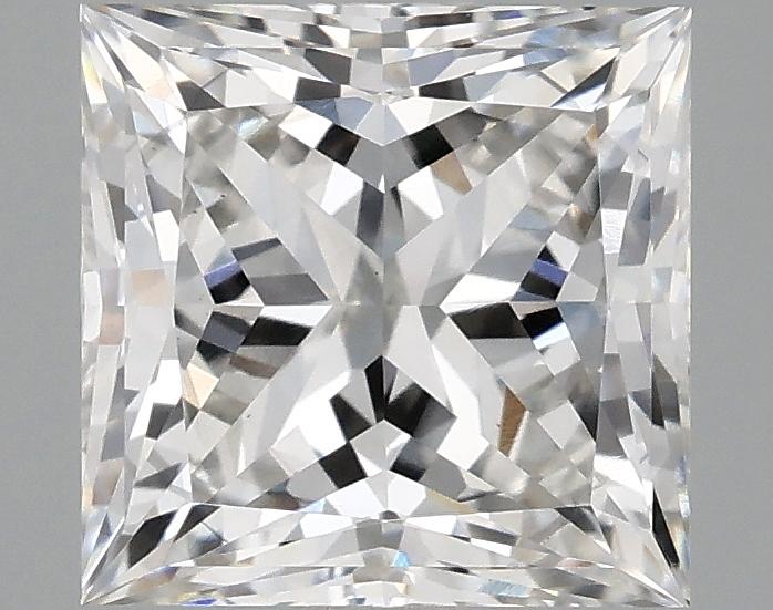 2.09 Carat Princess Shaped Ideal Cut VS2 IGI Certified Lab Grown Diamond