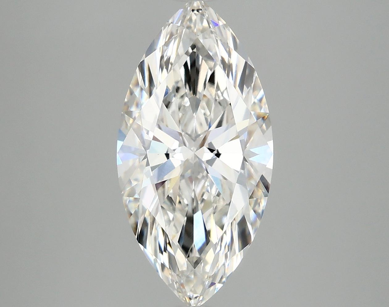 2.98 Carat Marquise Shaped Ideal Cut VVS2 IGI Certified Lab Grown Diamond
