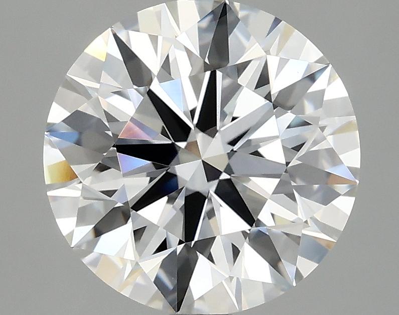 3.09 Carat Round Shaped Ideal Cut VVS2 IGI Certified Lab Grown Diamond