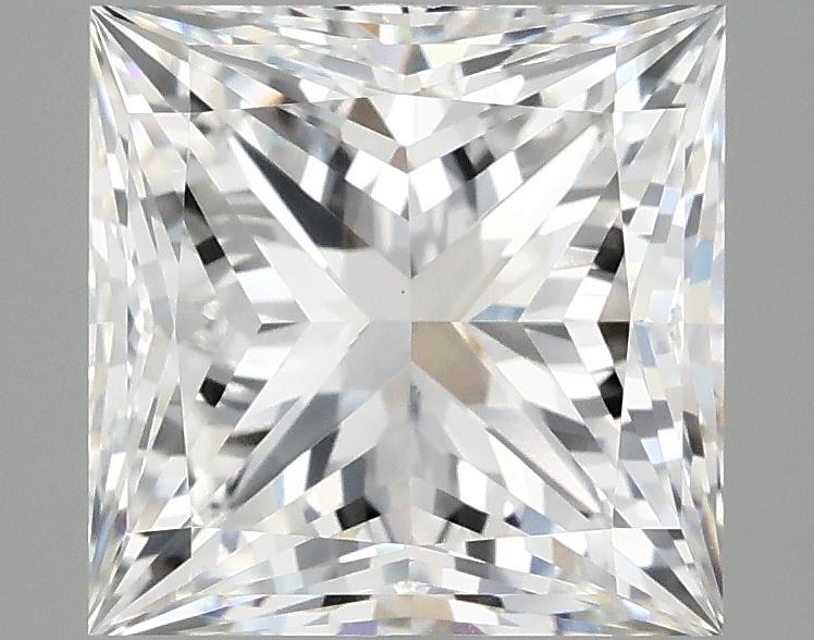 4.07 Carat Princess Shaped Ideal Cut VVS2 IGI Certified Lab Grown Diamond