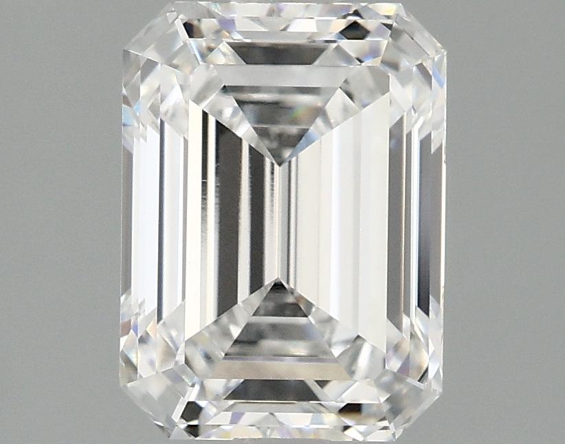 2.05 Carat Emerald Shaped Excellent Cut VVS2 IGI Certified Lab Grown Diamond