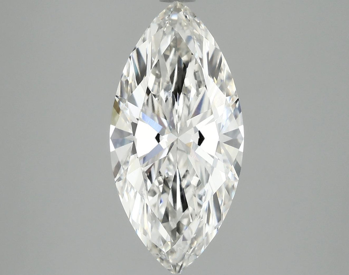 2.97 Carat Marquise Shaped Excellent Cut VVS2 IGI Certified Lab Grown Diamond