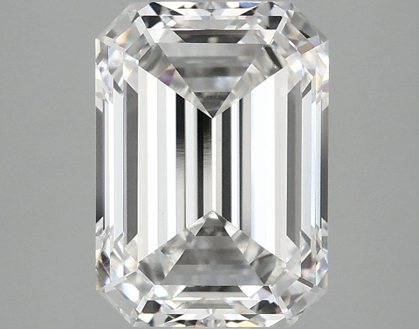 3.05 Carat Emerald Shaped Ideal Cut VVS2 IGI Certified Lab Grown Diamond