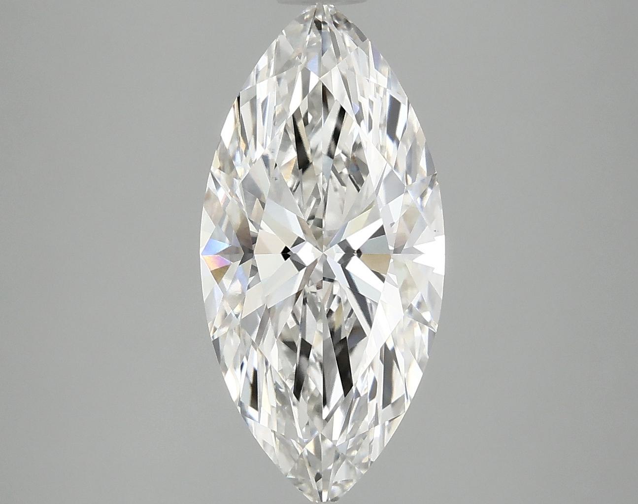 3.02 Carat Marquise Shaped Excellent Cut VVS2 IGI Certified Lab Grown Diamond