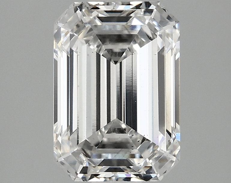 2.1 Carat Emerald Shaped Ideal Cut SI1 IGI Certified Lab Grown Diamond