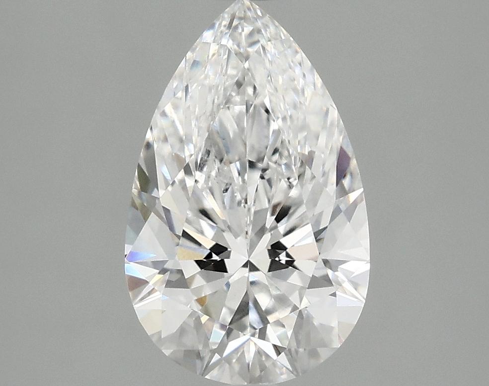 2.01 Carat Pear Shaped Ideal Cut VVS2 IGI Certified Lab Grown Diamond