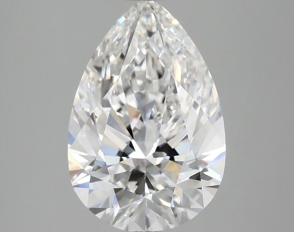 3.02 Carat Pear Shaped Excellent Cut VVS2 IGI Certified Lab Grown Diamond