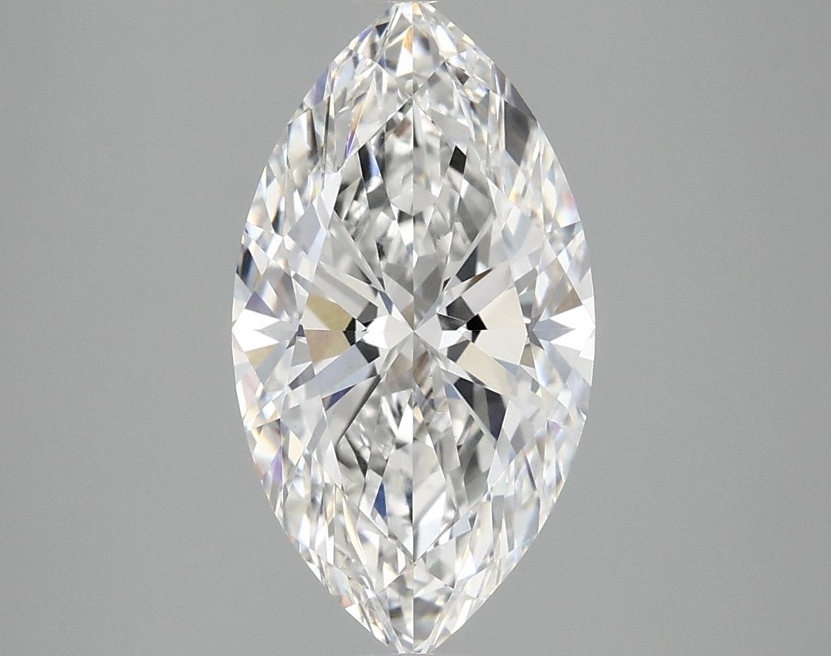 3.02 Carat Marquise Shaped Excellent Cut VVS2 IGI Certified Lab Grown Diamond