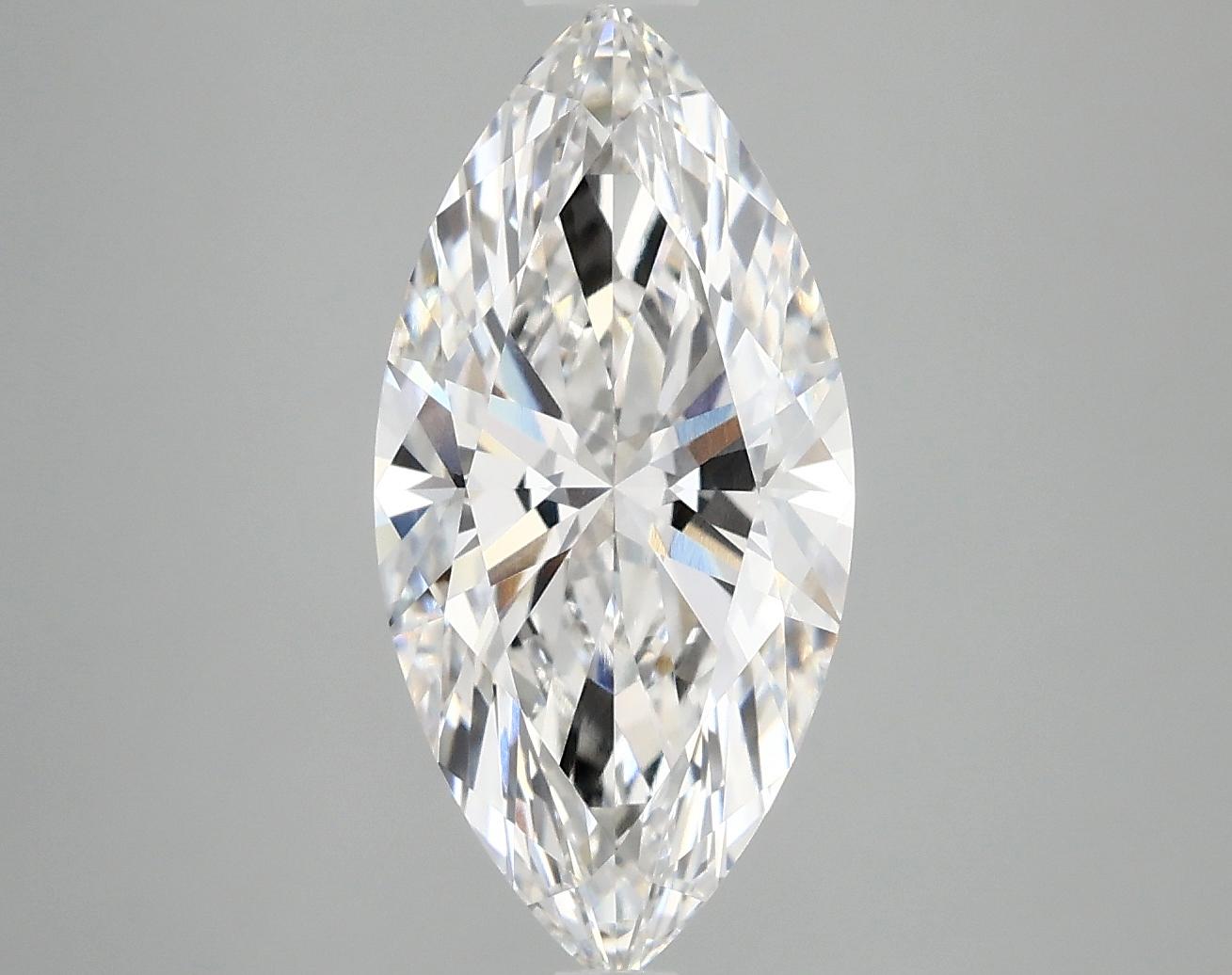 3.09 Carat Marquise Shaped Excellent Cut VVS1 IGI Certified Lab Grown Diamond